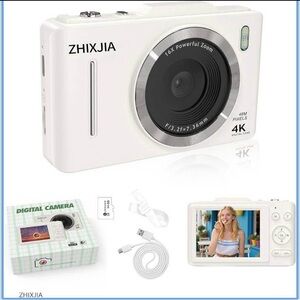 NEW - Digital Camera, 16X Zoom Anti Shake Date Stamp,Portable Compact Point